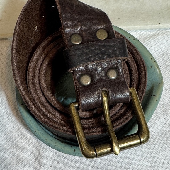 BRAVE Women\'s Leather belt in Brown size 34 main image 6